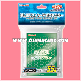 Yu-Gi-Oh! Duelist Card Protector / Sleeves — Green 55ct.