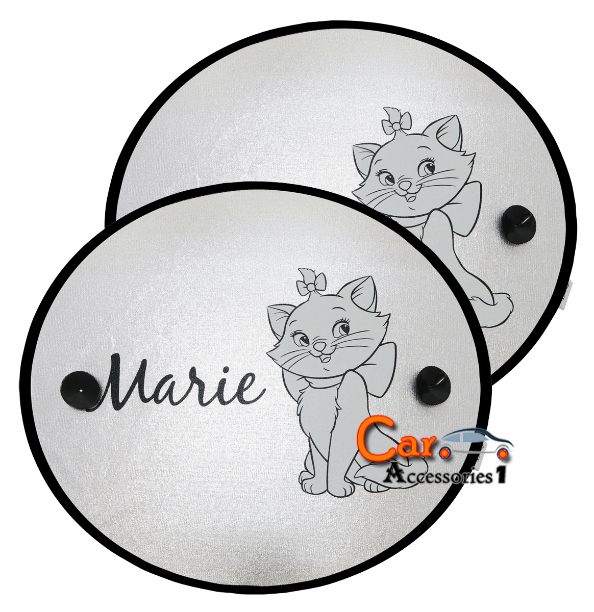 บังแดดสปริงด้านข้างแมวมารี Marie (1 แพค บรรจุ 2 ชิ้น) ลิขสิทธิ์แท้คอลเล็คชั่นล่าสุด