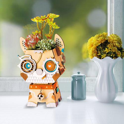DIY Flower Pot -Pot Puppy - กระถางต้นไม้