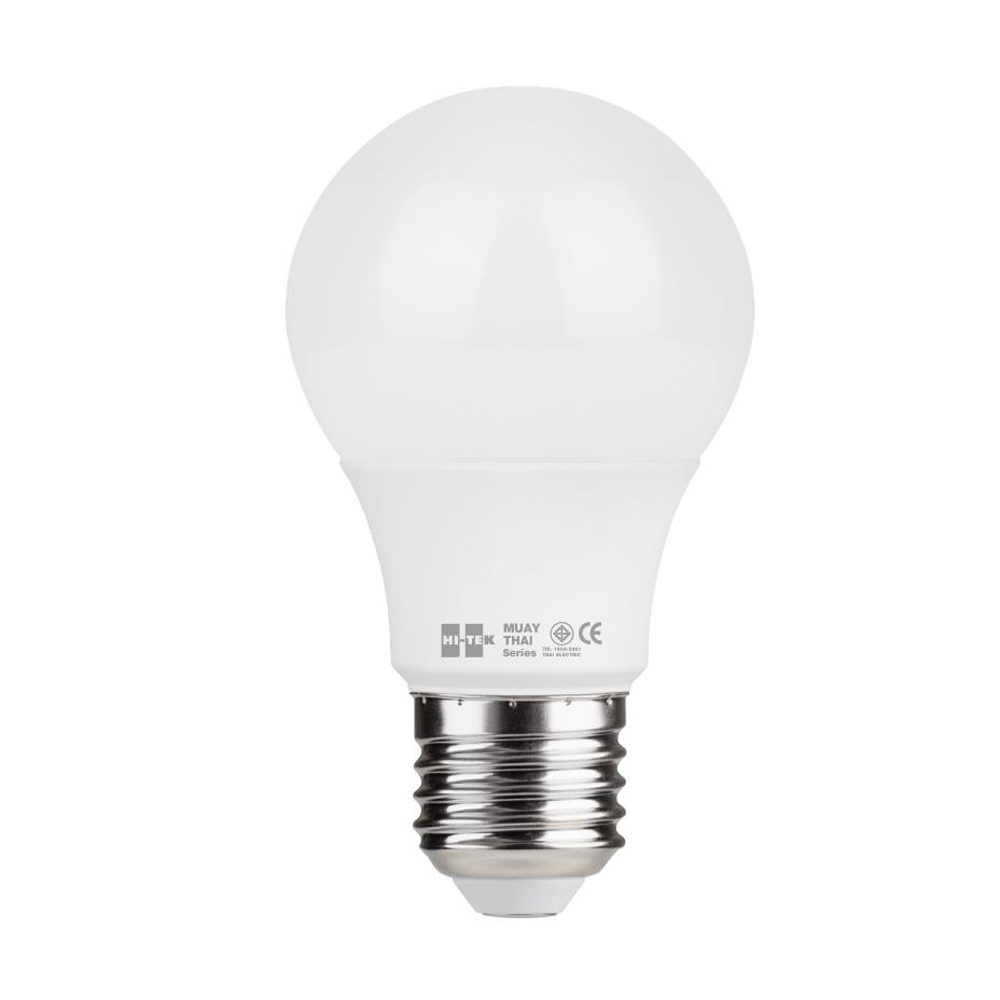 หลอด LED HI-TEK SMART WIFI 9 วัตต์ E27 DAYLIGHT/RGB เปลี่ยนแสงได้ WIFI+BT - แสงขาว/แสงเหลือง/แสงคูลไวท์ HI-TEK