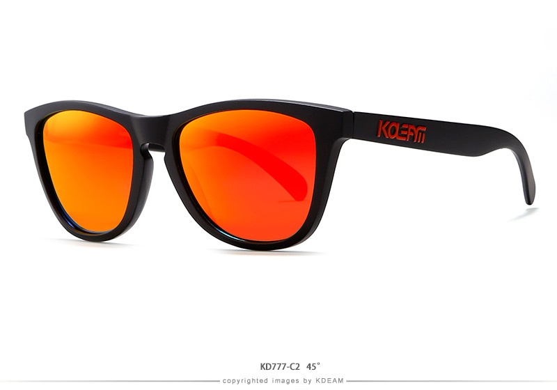 แว่นกันแดด KDEAM POLARIZED SUNGLASSES รุ่น KD777 52-13 138 <ปรอทส้ม>