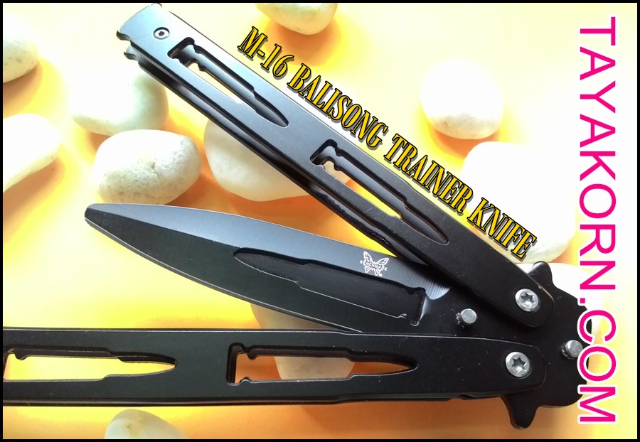 มีดซ้อมควง บาลิซองเอ็ม16 M16 BALISONG TRAINER KNIFE TKBS-M16TR