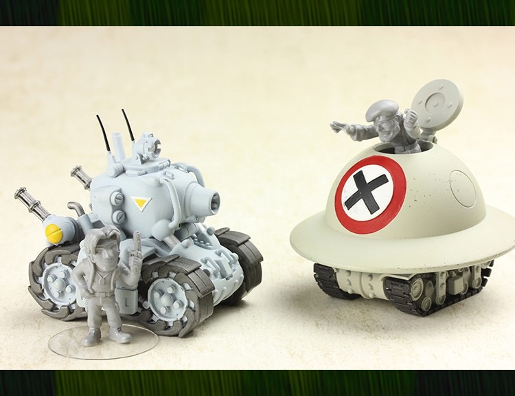 Metal Slug X Model kits set (1 ชุด ยานรบและหุ่นทหาร 6 แบบ)