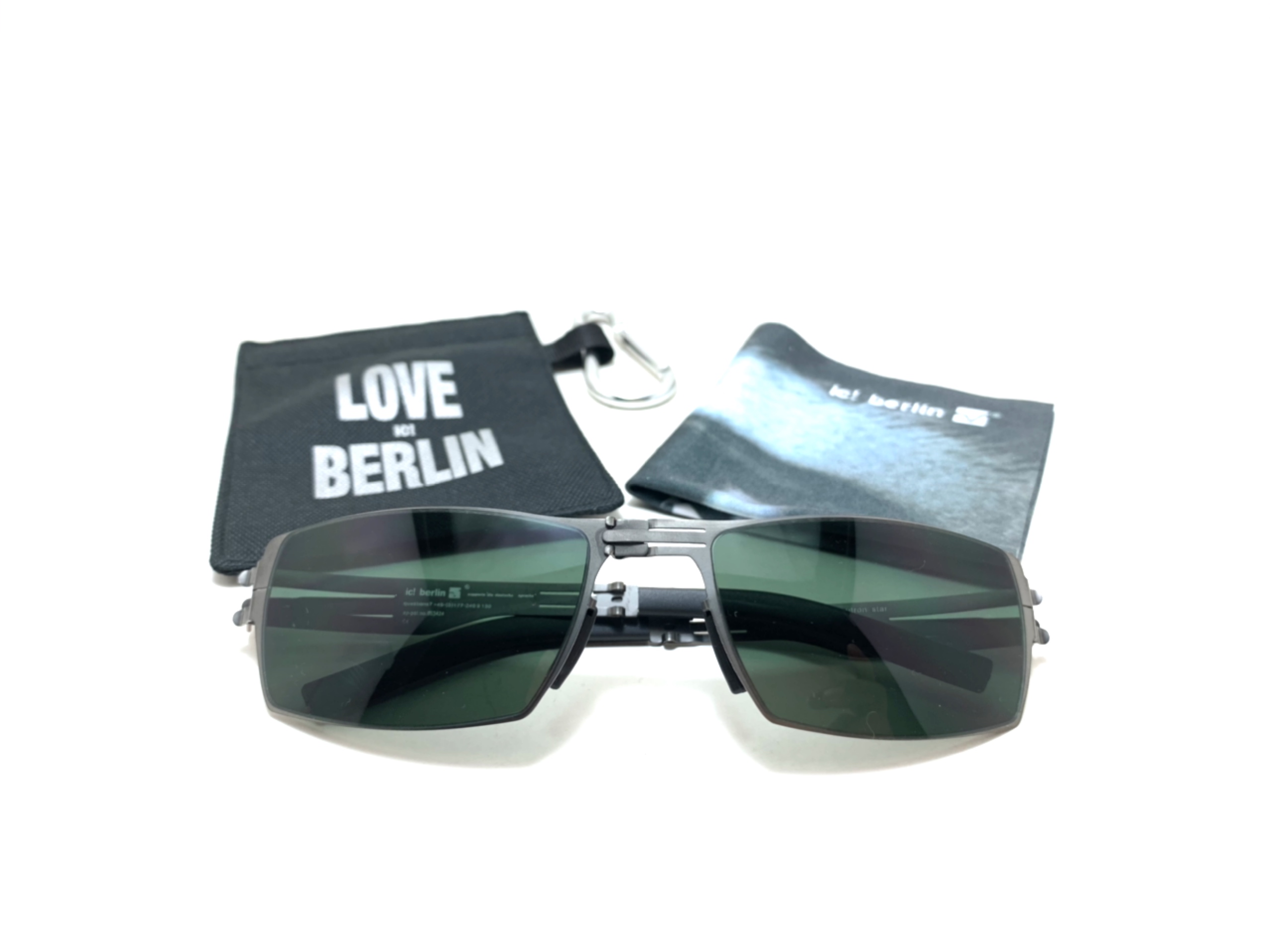 แว่นกันแดด ic berlin model neutron star gun metal 57-19 <กันเมทัล>