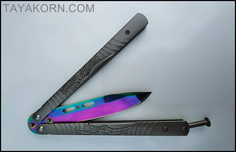 มีดบาลีซอง ซิลเวอร์สไปเดอร์ Silver Spider Balisong TKBS-BT4