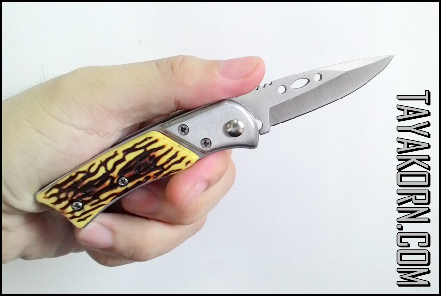มีดพับมินิแมมมอธ Mini-Mammoth Folding Knife (มีดพับสปริง)