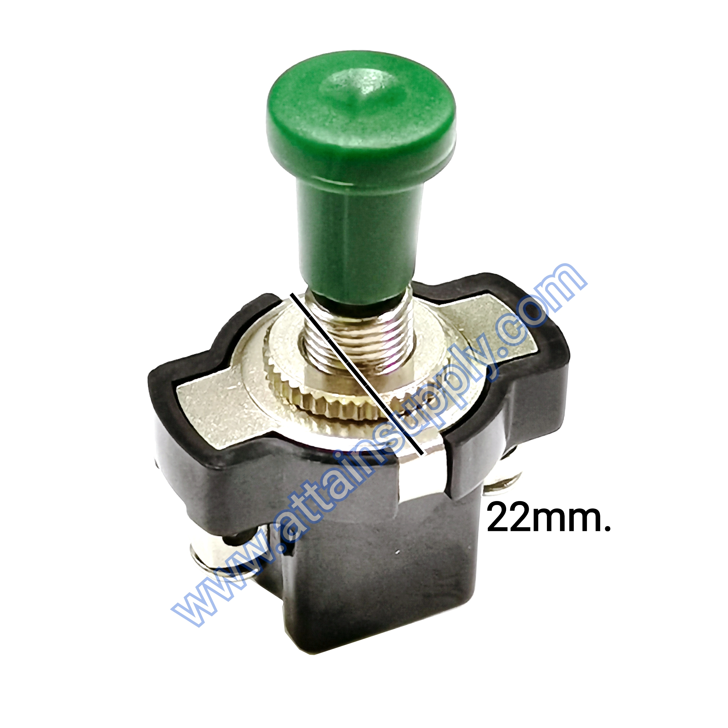 สวิทช์ดึง แกนเหล็ก-สีเขียว