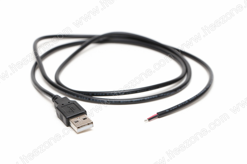 หัว USB พร้อมสายไฟ ยาว 1 เมตร
