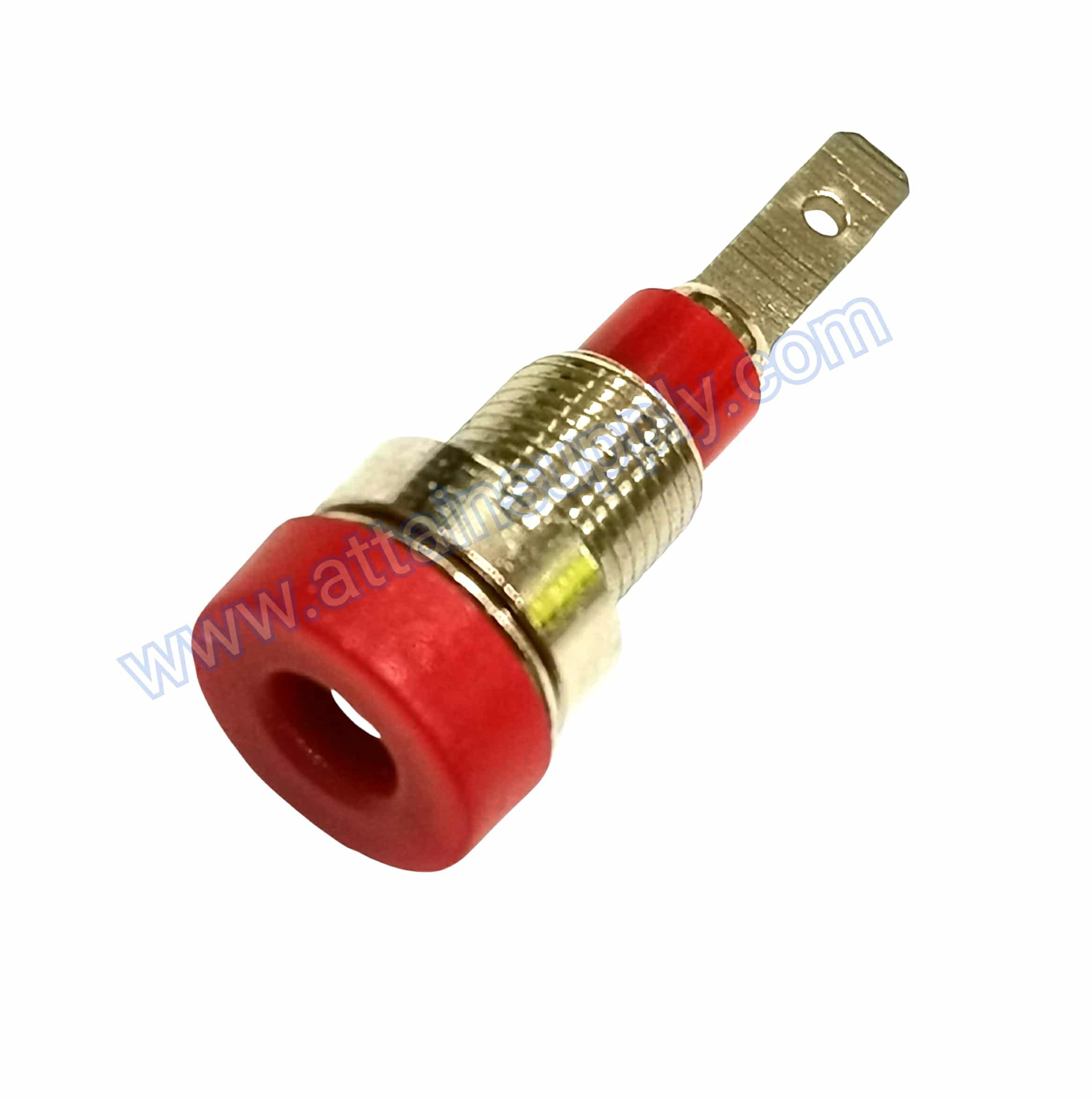 BIDINGPOST 2MM.ฐานโลหะTAIWAN/RED