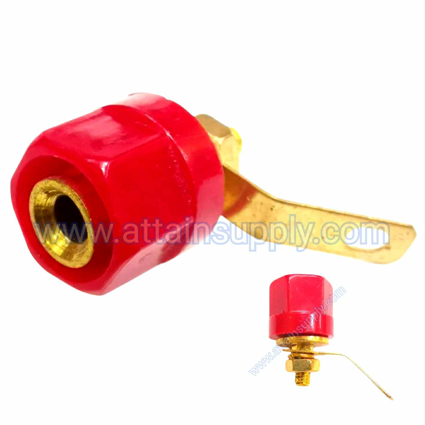 BIDINGPOST HEXAGON/RED