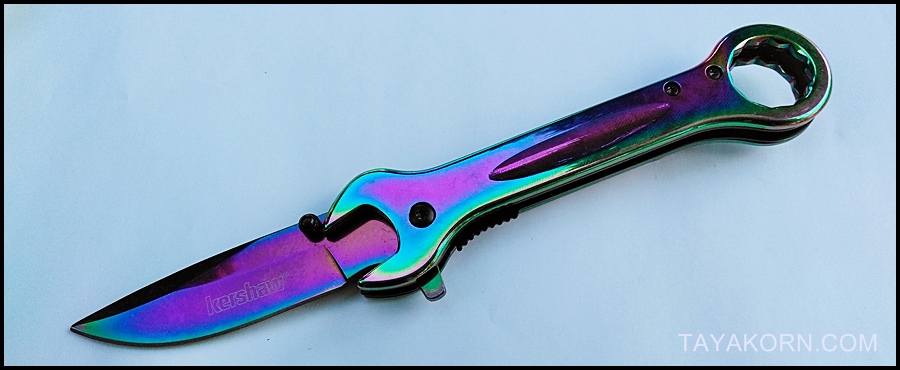 มีดพับอเนกประสงค์ ประแจสายรุ้ง 3 in 1 TKCS-Z1