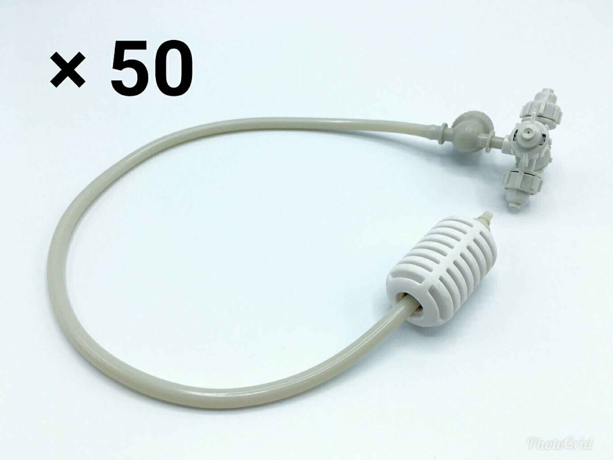 หัวพ่นหมอก 4 ทาง THAIWATER 0.6 มม. สายยาว 50 ซม. แบบเสียบกับท่อ PE จำนวน 50 ชุด