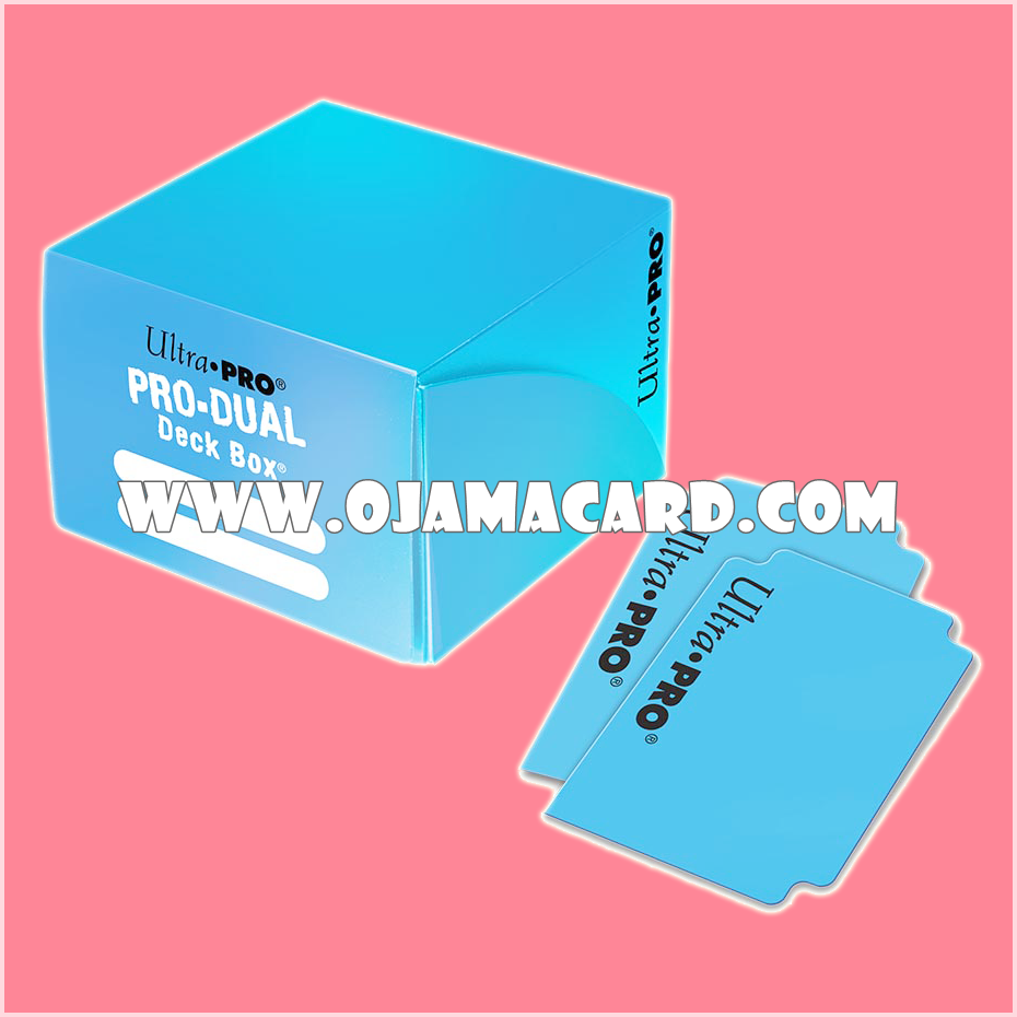 Ultra•Pro Dual Standard Deck Box — Light Blue