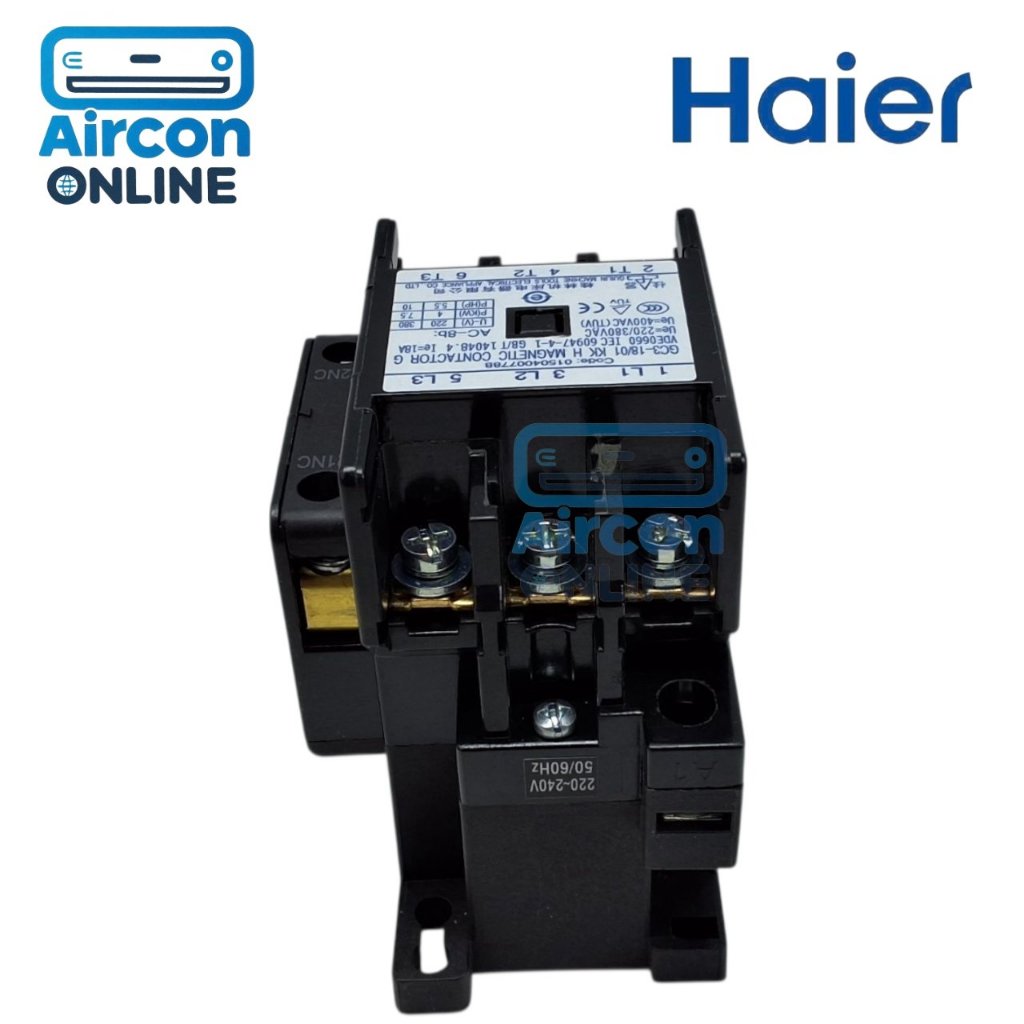 แมกเนติกคอนแทนเตอร์ แอร์ HAIER รหัส 0150400778B ของแท้ ใหม่ มือ 1