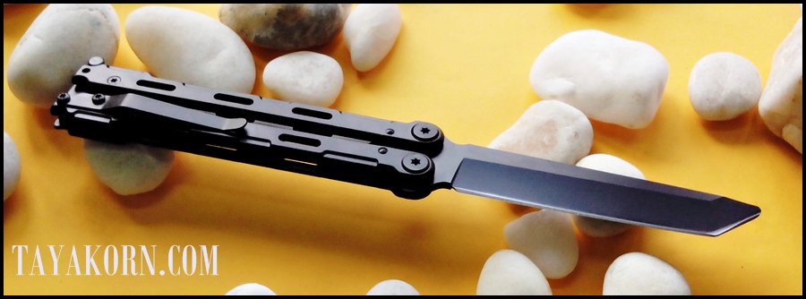 มีดซ้อมควง มาซามุ Masamu Balisong Trainer Knife TKBS-MM888TR
