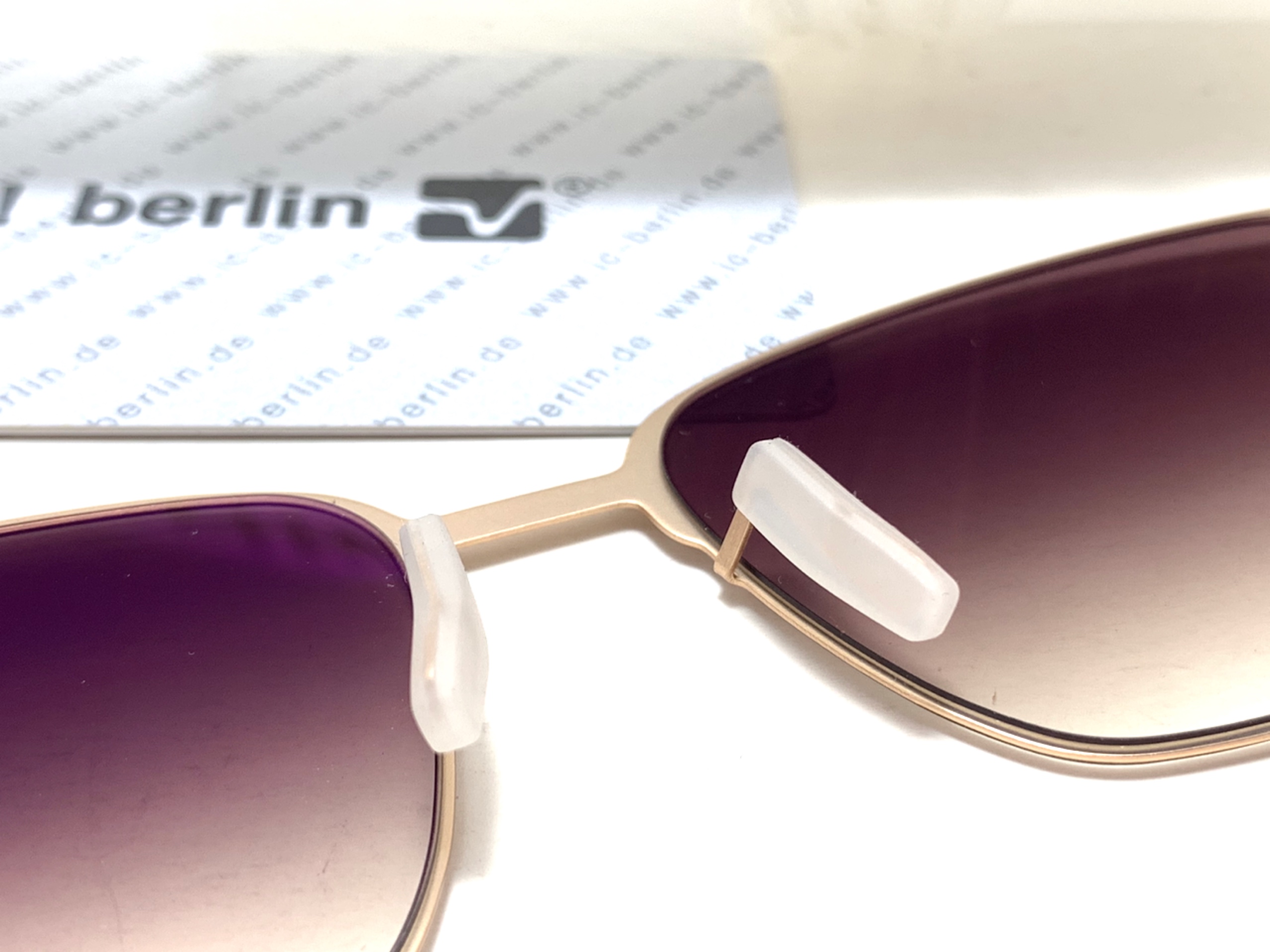 แว่นกันแดด ic berlin model Robert H. matt gold 57-17 <ทอง>