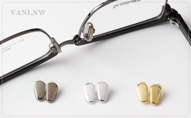 แป้นจมูกแว่นตา Air Silicone Nose Pad แป้นจมูกซิลิโคน เกรดพรีเมียม นิ่มใส่สบาย ลดการกดทับบริเวณดั้งจมูก (แบบไขน็อต)