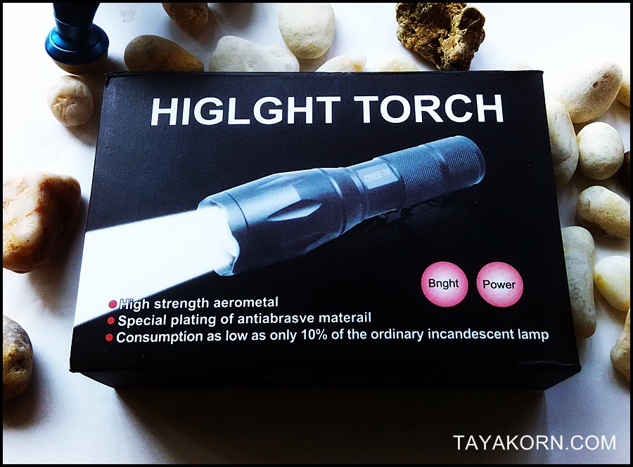 ไฟฉาย ซุปเปอร์ซูม ที6 Super Zoom T6 UltraFire 35,000W TKFL-UZT6