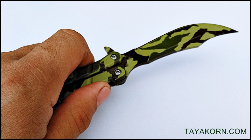 มีดควง ซีเอสโก คาโม่ ZS GO CAMO Balisong Knife TKBS-ZS7