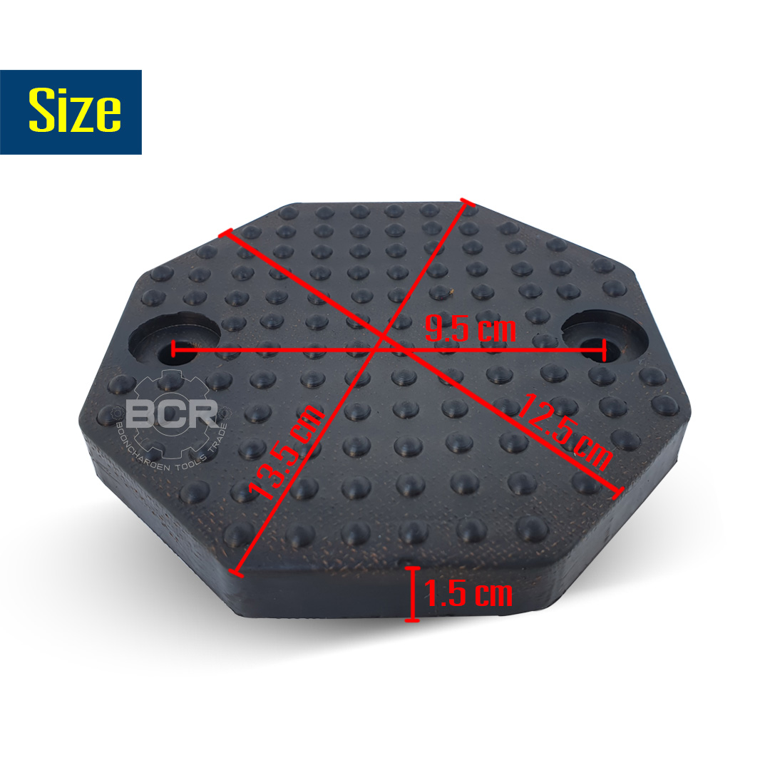 ยางรองขาลิฟท์ 8 เหลี่ยม (WAPTOOL)