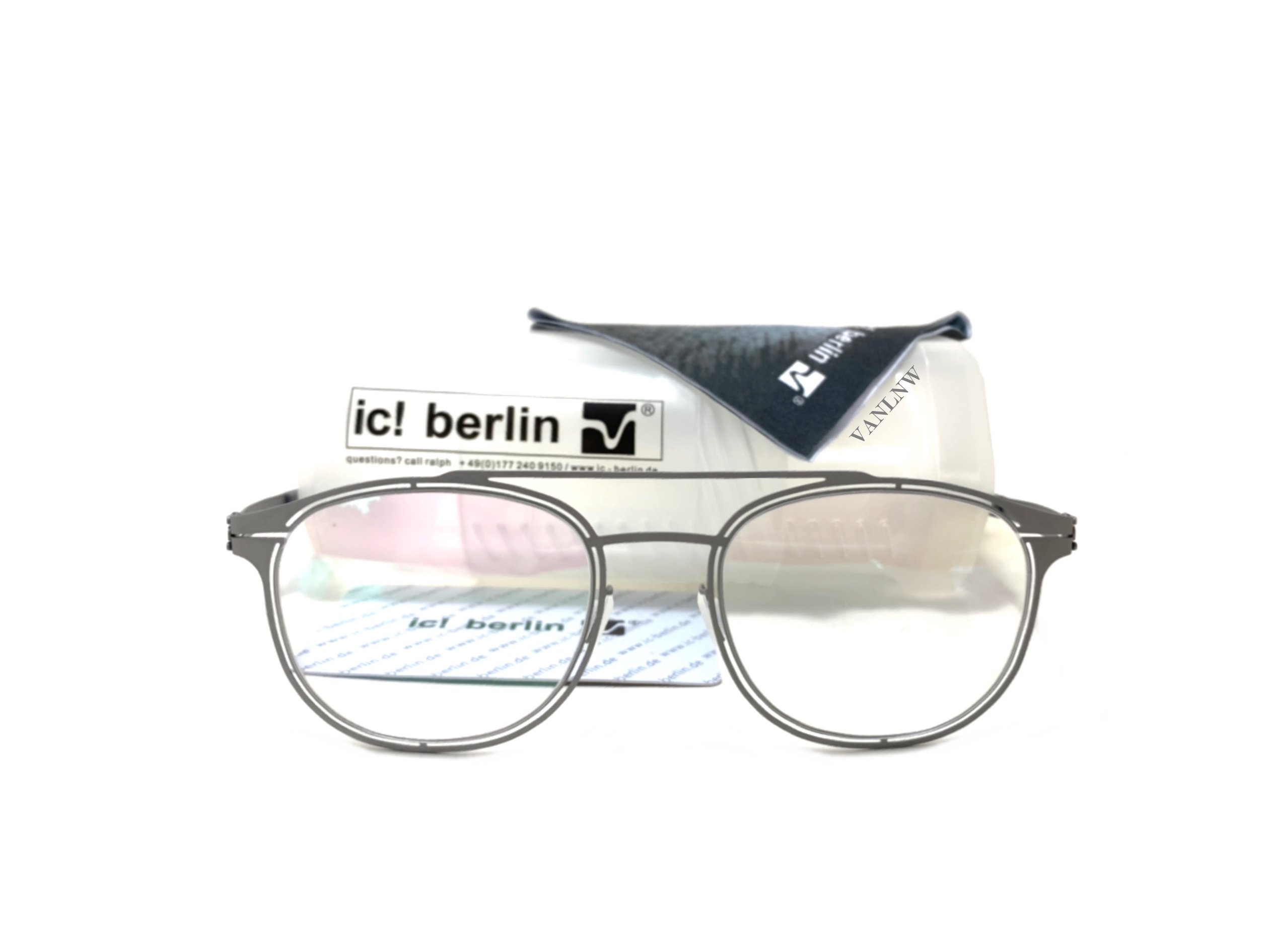 แว่นสายตา ic berlin simplicity chrome ขนาด 51-20 mm. <เงิน>