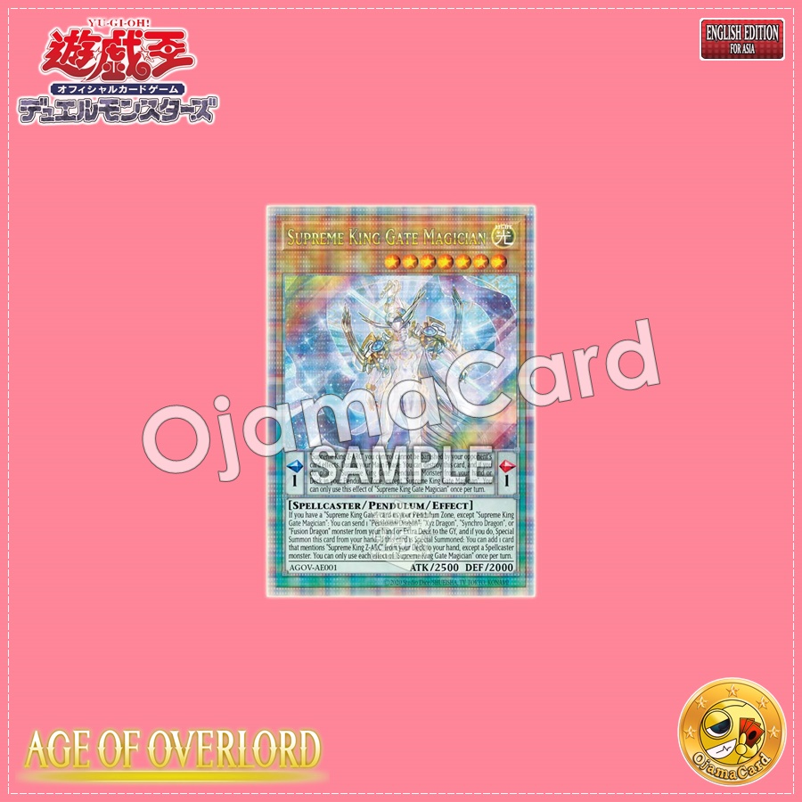 AGOV-AE001 : Supreme King Gate Magician (Quarter Century Secret Rare)