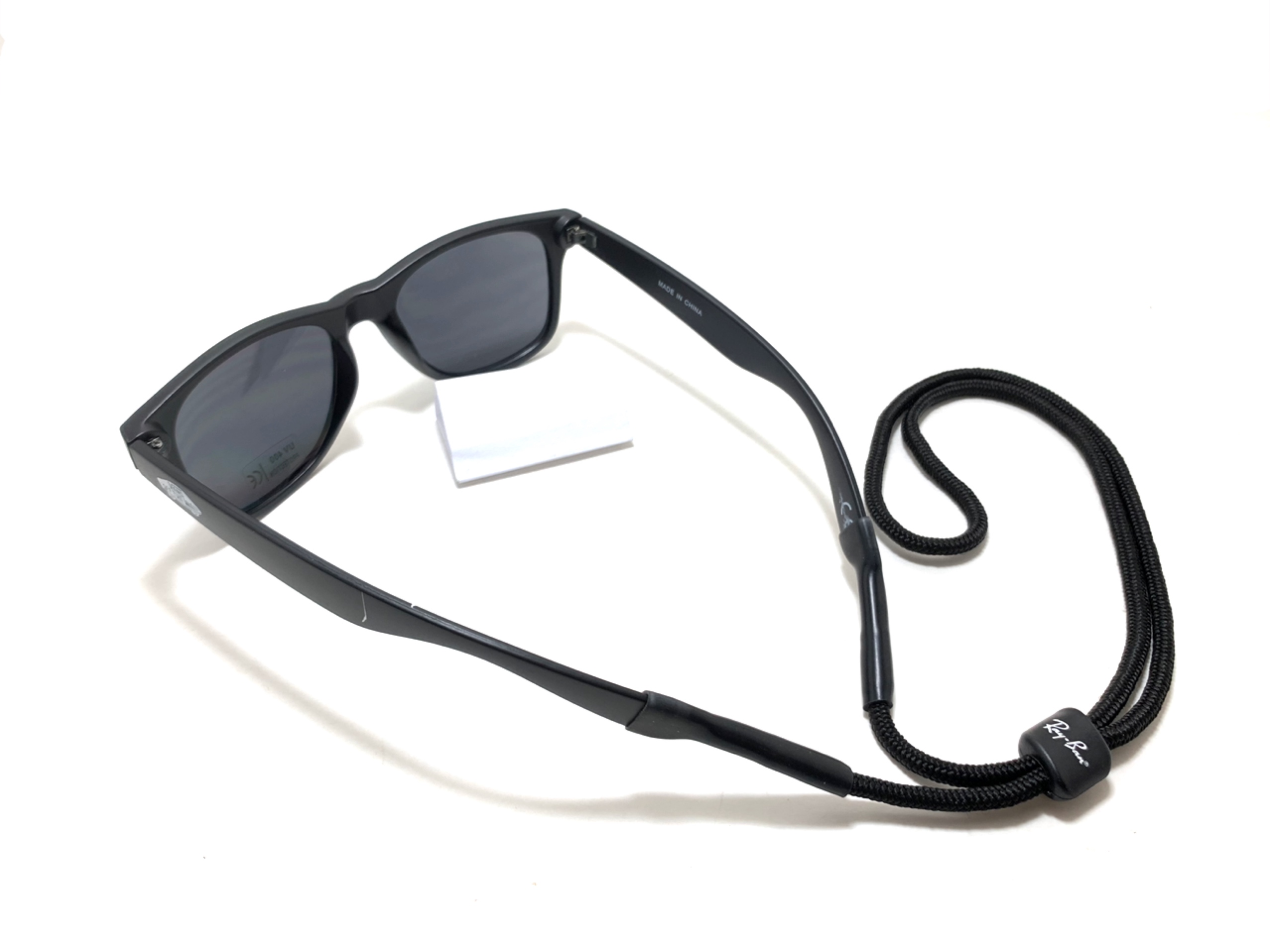 สายคล้องแว่นตา Sport Black RB ความยาว 35 cm. สายปรับระดับได้
