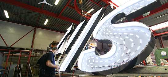 โมดูลติดป้ายไฟ LED Module 5050 0.72W 3P RGB