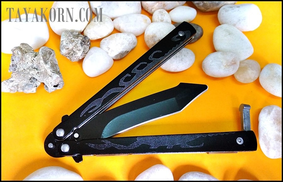 มีดซ้อมควงเดอะสกอร์เปี้ยนคิง THE SCORPION KING BALISONG TRAINER KNIFE TKBS-SK8TR