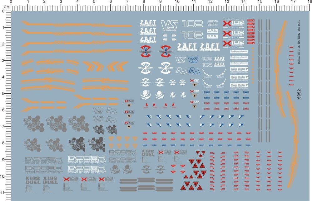 decals MG Duelo assaultshroud Pegatinas Z60 5952