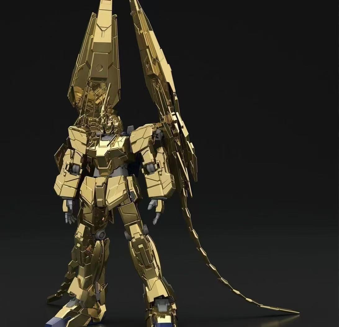 HGUC 1/144 Unicorn Fighter 03 Phenex Narrative Ver. Unicorn Mode Gold Coating (XD227) [Xing Dong]