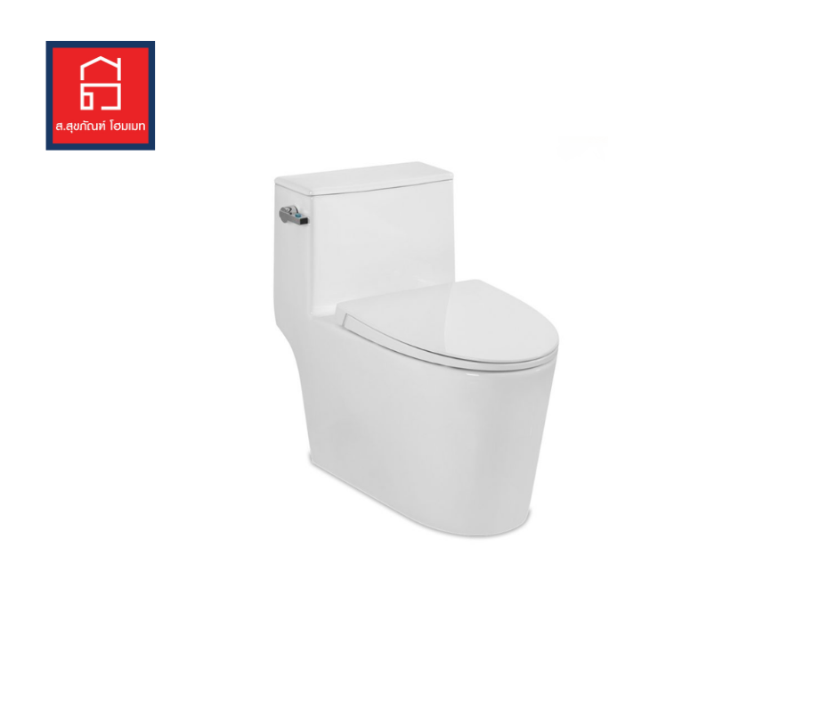 สุขภัณฑ์ 1 ชิ้น HAFELE 495.61.474 3/4.5L สีขาว ขาว