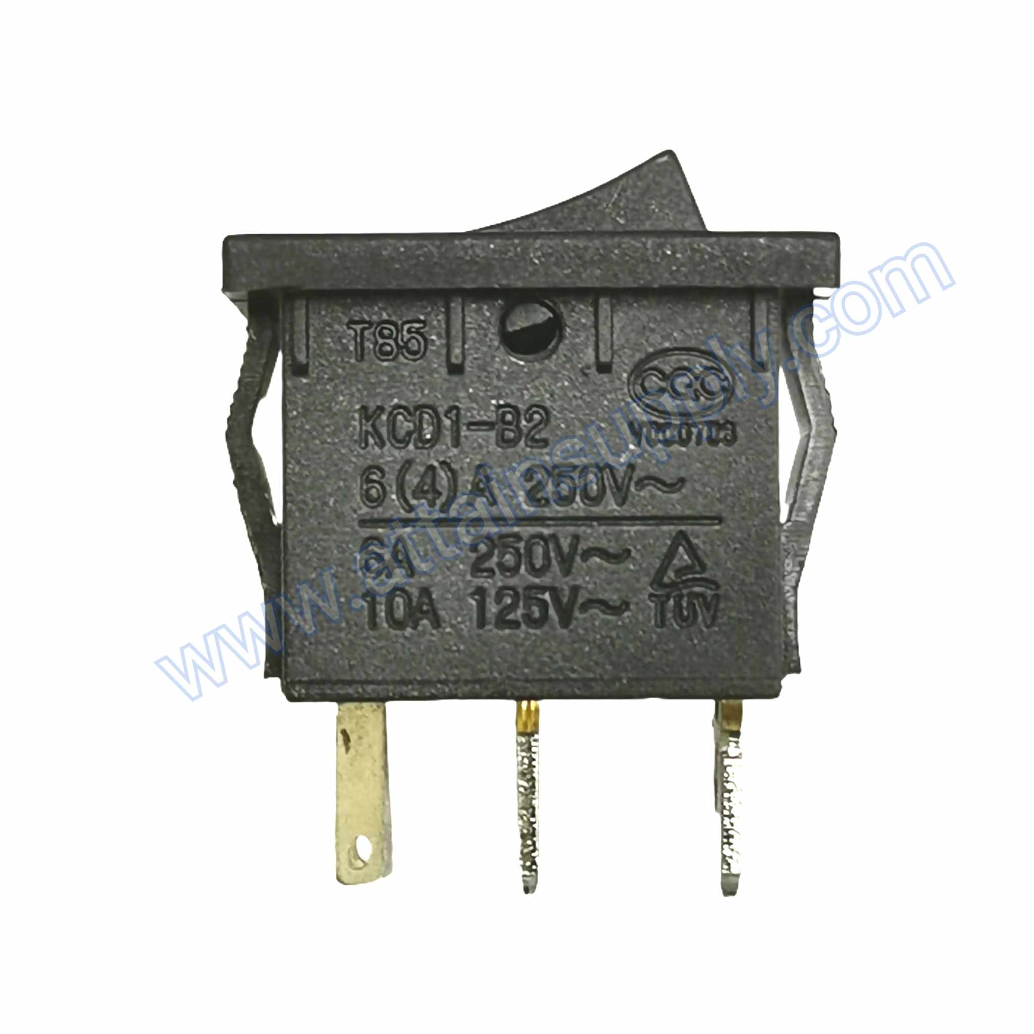 สวิทช์ ไฟLED เหลี่ยมเล็ก 220V./4ขา มีไฟ-สีแดง