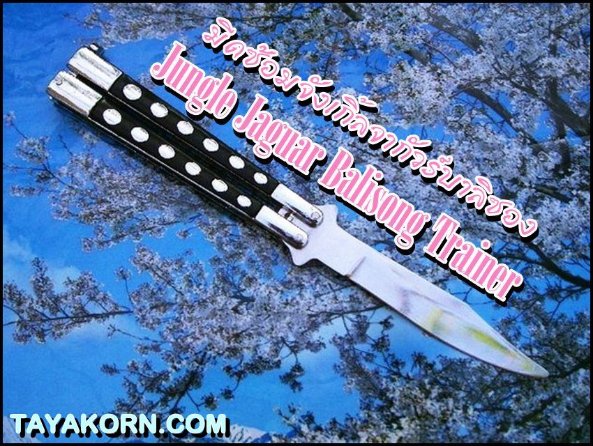 มีดซ้อมจังเกิ้ลจากัวร์ TKBS 01J Jungle Jaguar Balisong Trainer