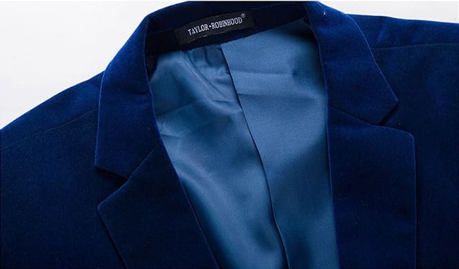 เสื้อสูท สีแดงไวน์ ผ้ากำมะหยี่ ซับในทั้งตัว พร้อมส่ง M