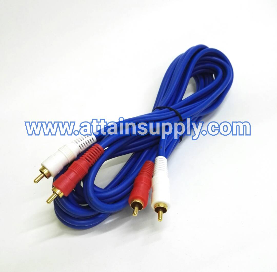 สายAUDIO น้ำเงิน/4M.