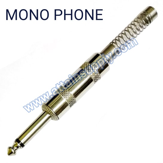 P.PHONE MONO SPRING-LONG/SILVER
