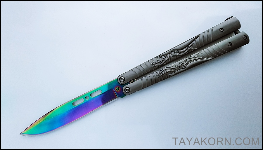 มีดบาลีซอง ซิลเวอร์สไปเดอร์ Silver Spider Balisong TKBS-BT4
