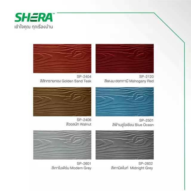 SHERA สีทาไม้ เฌอร่า และรองพื้นในหนึ่งเดียว สำหรับทาผนัง 1 GL