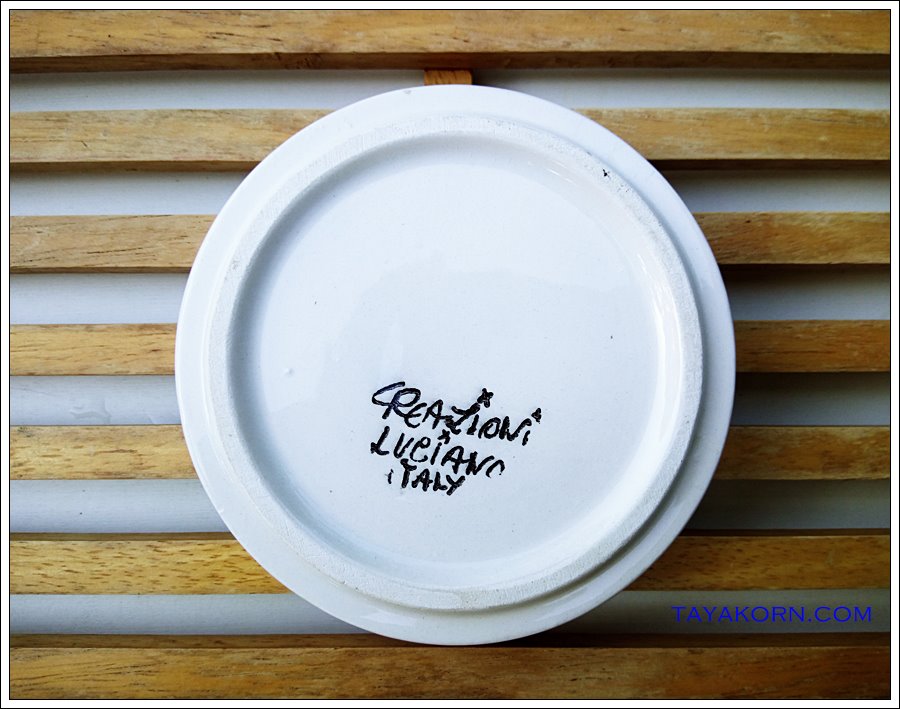 ที่เขี่ยบุทรี่เซรามิกสะสม แบบC1 Creazioni Luciano Ceramic Ashtray made in Italy