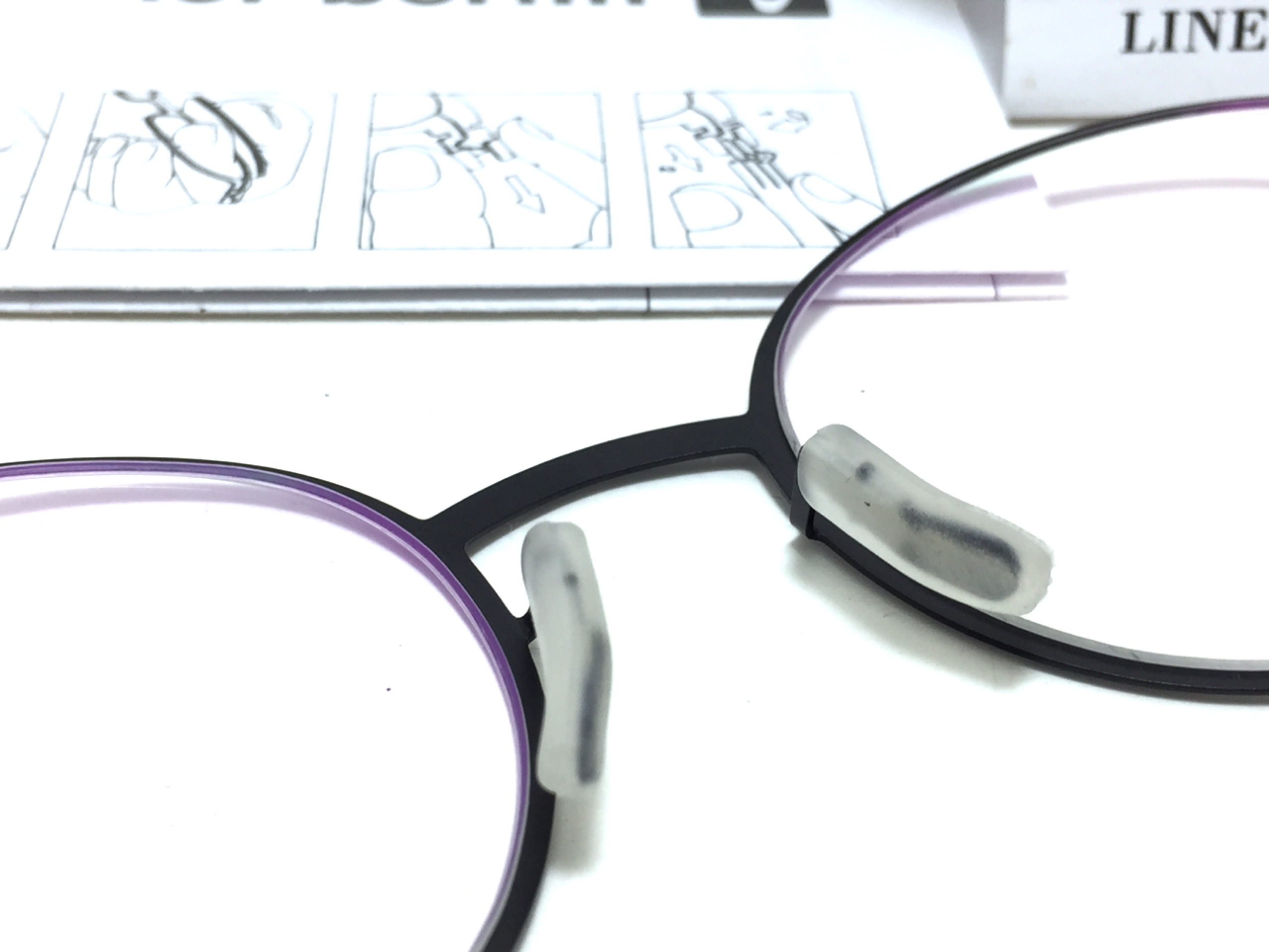 แว่นสายตา ic berlin model awesome black 48-22 <ดำ>