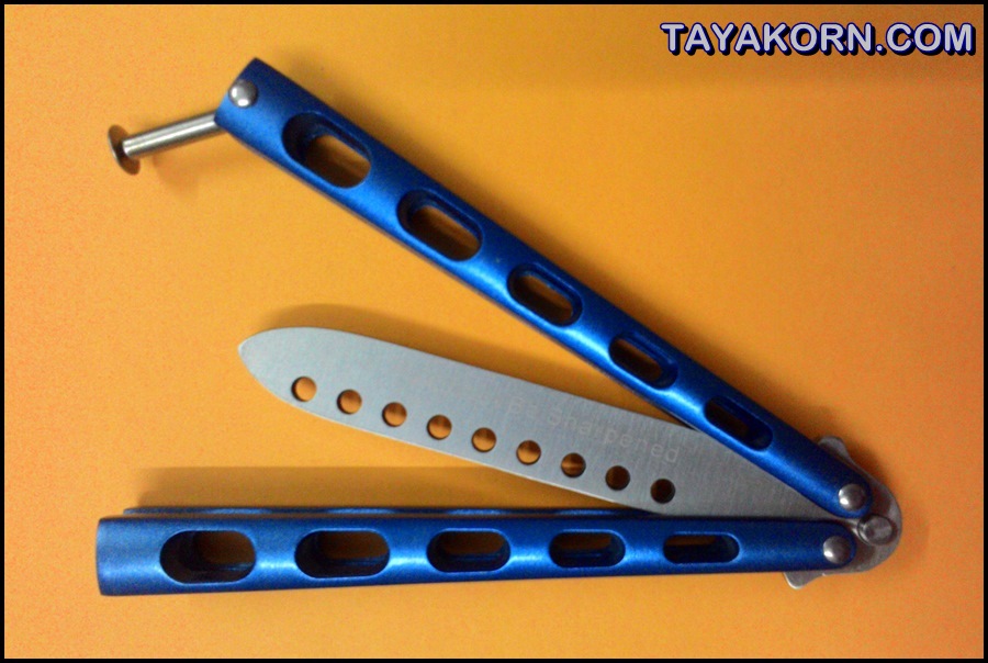 Blue Tank Balisong Trainer Knife