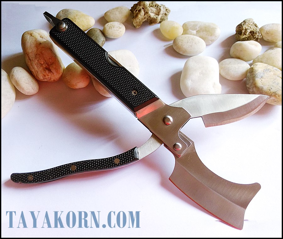 ขวาน-กรรไกรตัดกิ่งไม้ 7 in 1 Multi Axe-Pruning Shears 7 in 1 TKCA8585