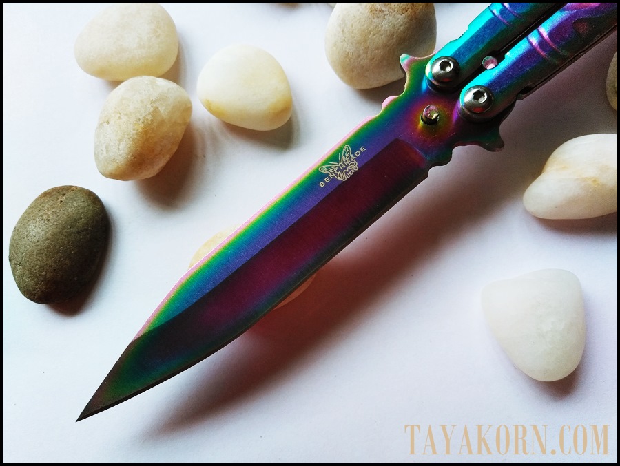 มีดบาลีซอง เรนโบว์ธันเดอร์ Rainbow Thunder Balisong Knife