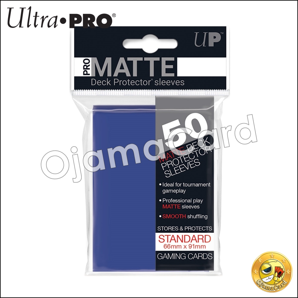 Ultra•Pro PRO-Matte Standard Deck Protector Sleeves (50ct) — Blue