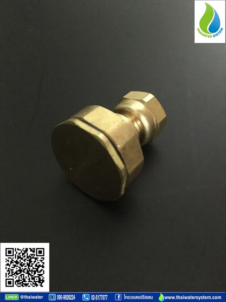14-A-007 หัวพ่นยาทองเหลือง 4 รู แบบตรง SKU-779