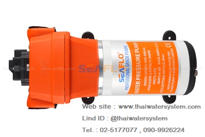 ปั๊มน้ำแบตเตอรี่ ปั๊มน้ำโซล่าเซลล์ DC12V รุ่น SEAFLO-40 แรงดัน 2.8 บาร์ อัตรา 1,020 ลิตร/ชม.