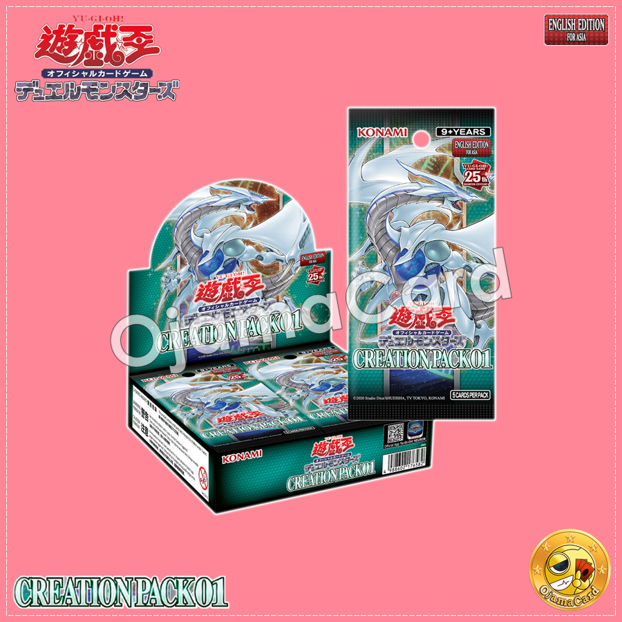 Yu-Gi-Oh! OCG English Edition for Asia — Creation Pack 01 [CR01-AE] +1 Bonus Pack「1 Box」