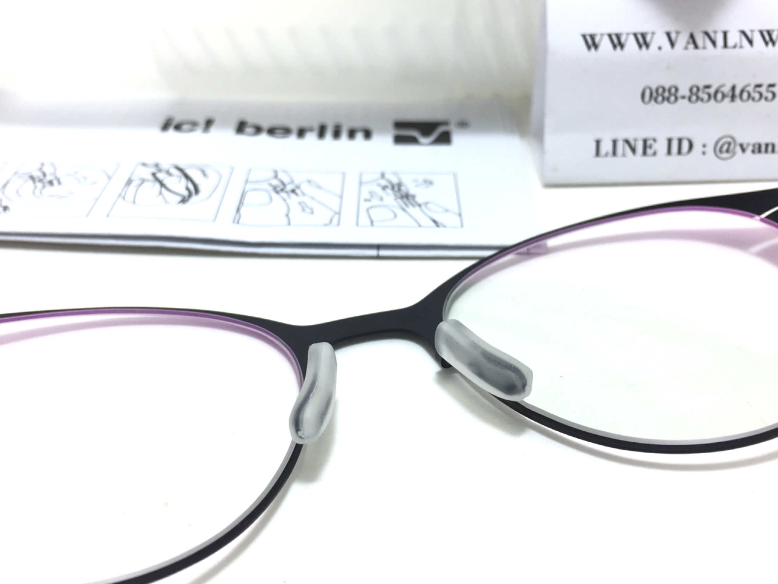 แว่นสายตา ic berlin model nameless 14 black 51-21 <ดำ>