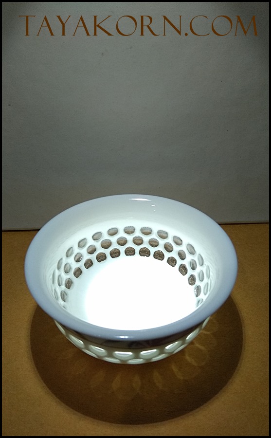 จอกชา ลายฉลุ บุปผาชาติชมพู